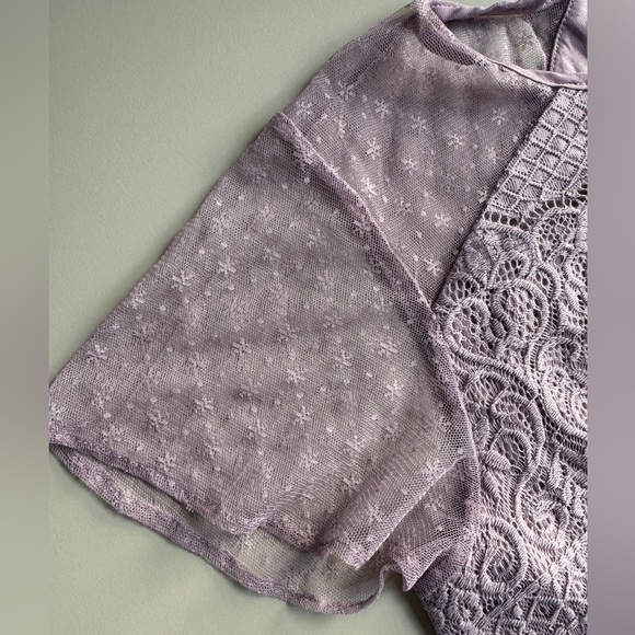 Xhilaration Fairy Goth Lace Cocktail Dress Violet Purple Y2K Women’s XXL - Picture 9 of 16